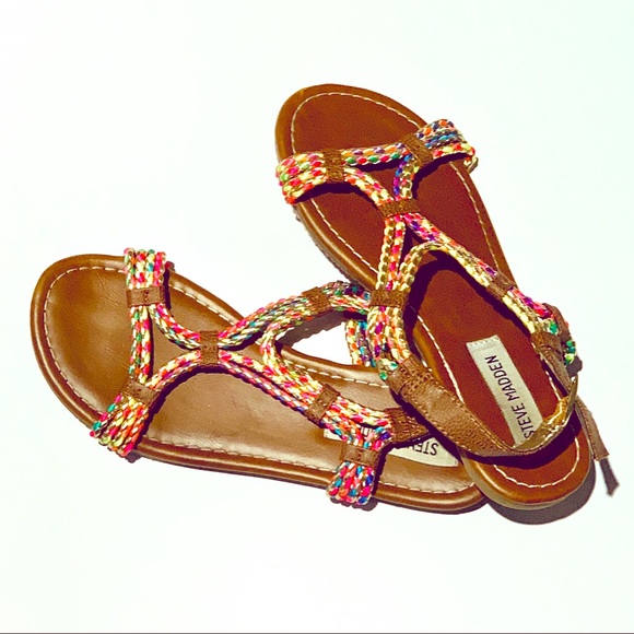 steve madden colorful sandals